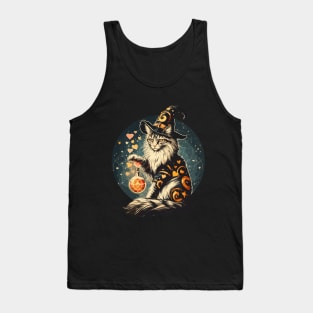 Maine Coon Wizard cat make love potion Tank Top